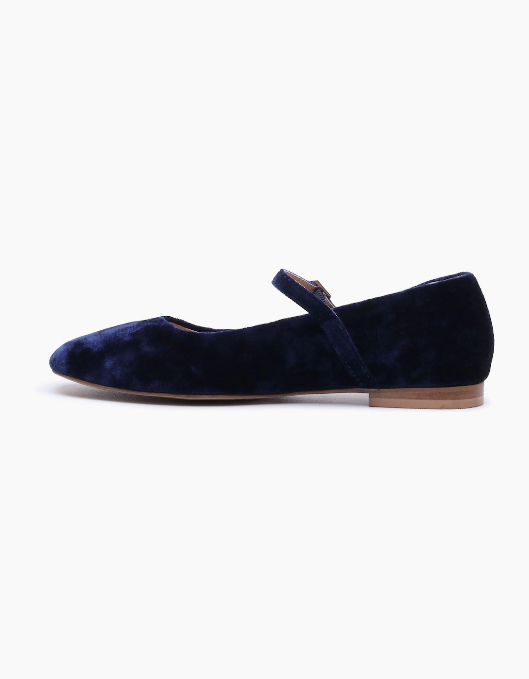 Hush Puppies Pasha Velvet Women's Navy Flats