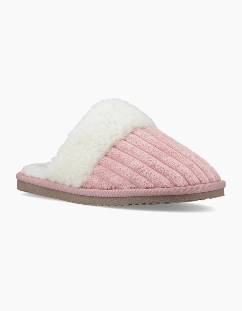 Hush Puppies Arianna Cord Polyester Women's PINK Slippers