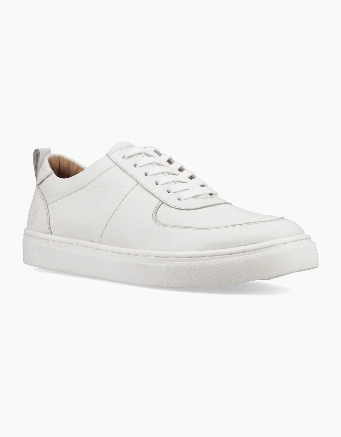Hush Puppies Ciro Leather Men's WHITE Trainers, 5 of 4