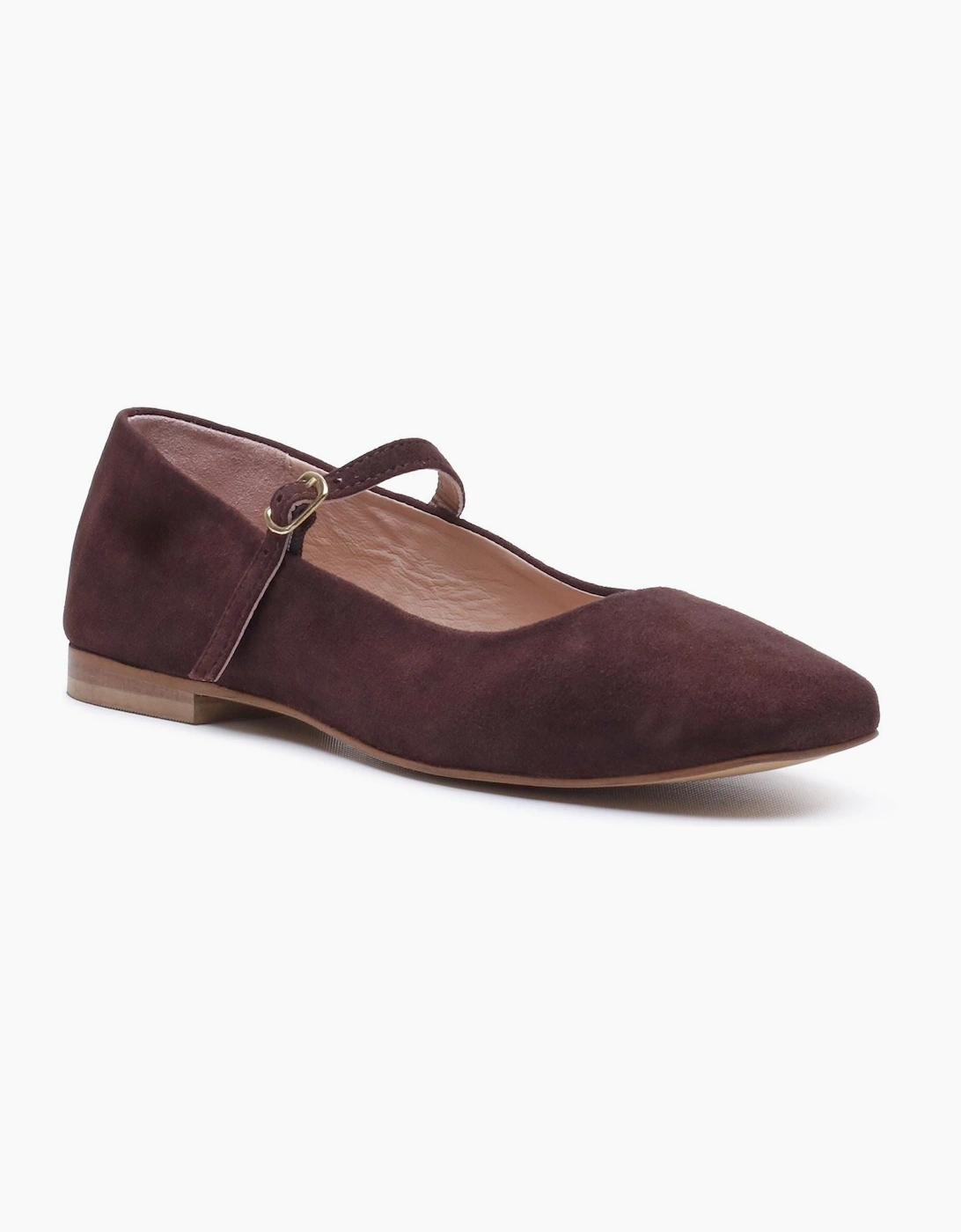 Hush Puppies Pasha Suede Women's Chocolate Flats, 10 of 9