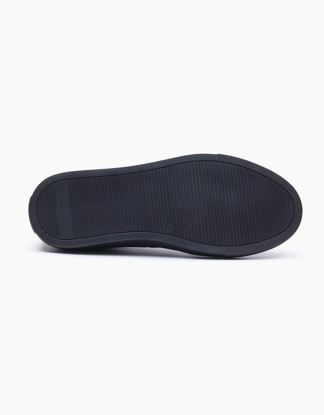 Hush Puppies Ciro Leather Men's BLACK Trainers