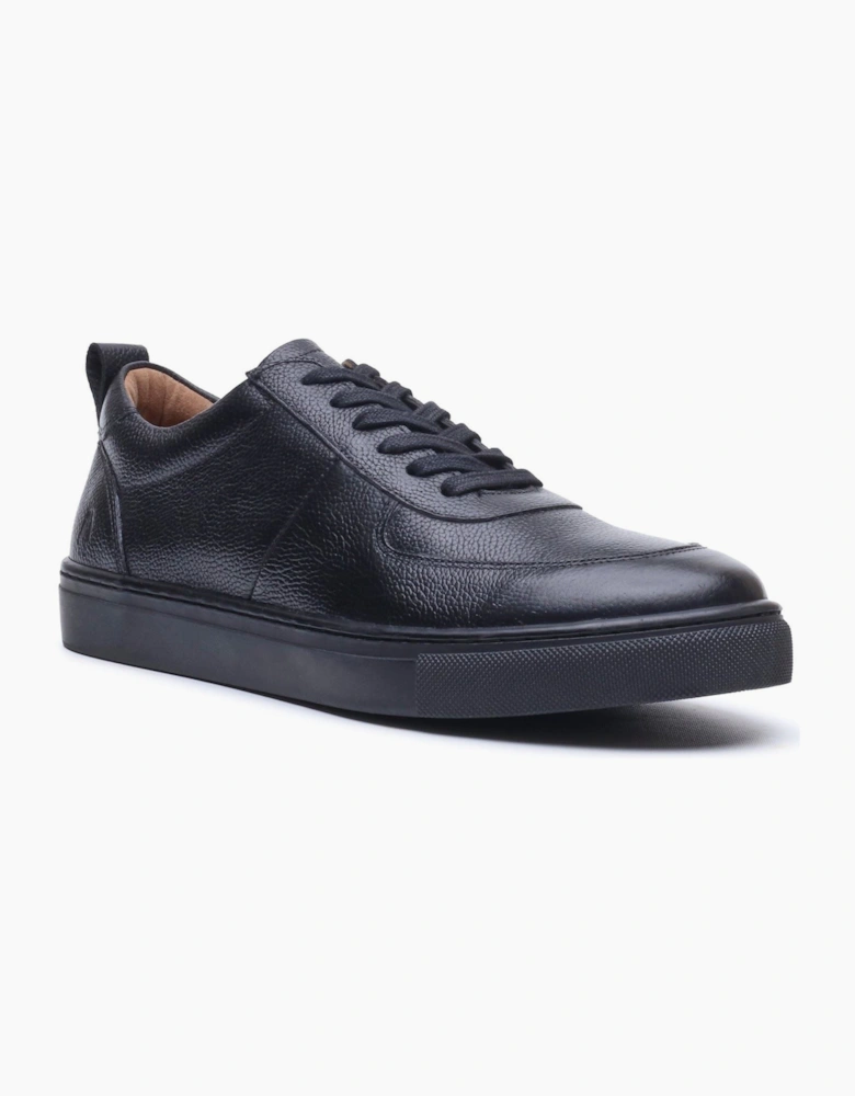 Hush Puppies Ciro Leather Men's BLACK Trainers
