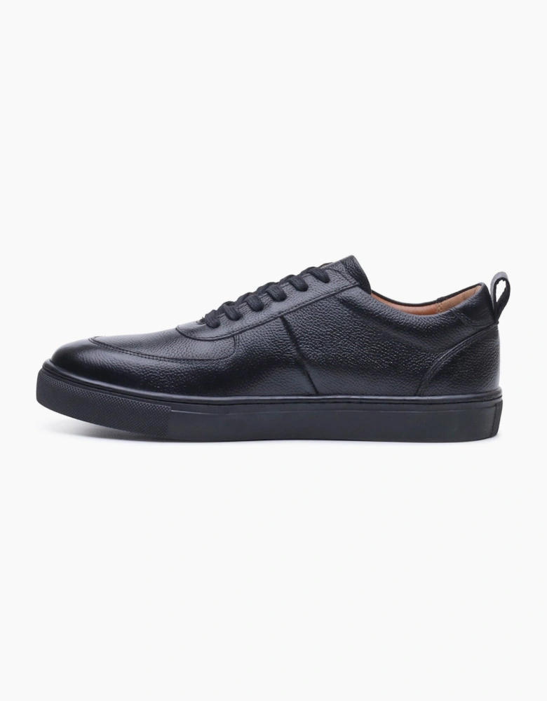 Hush Puppies Ciro Leather Men's BLACK Trainers