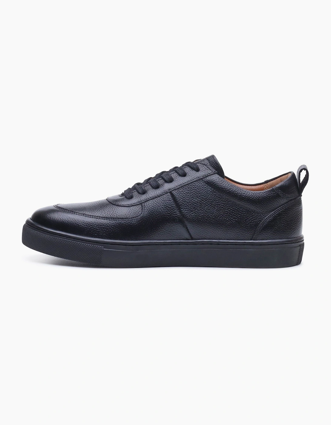 Hush Puppies Ciro Leather Men's BLACK Trainers
