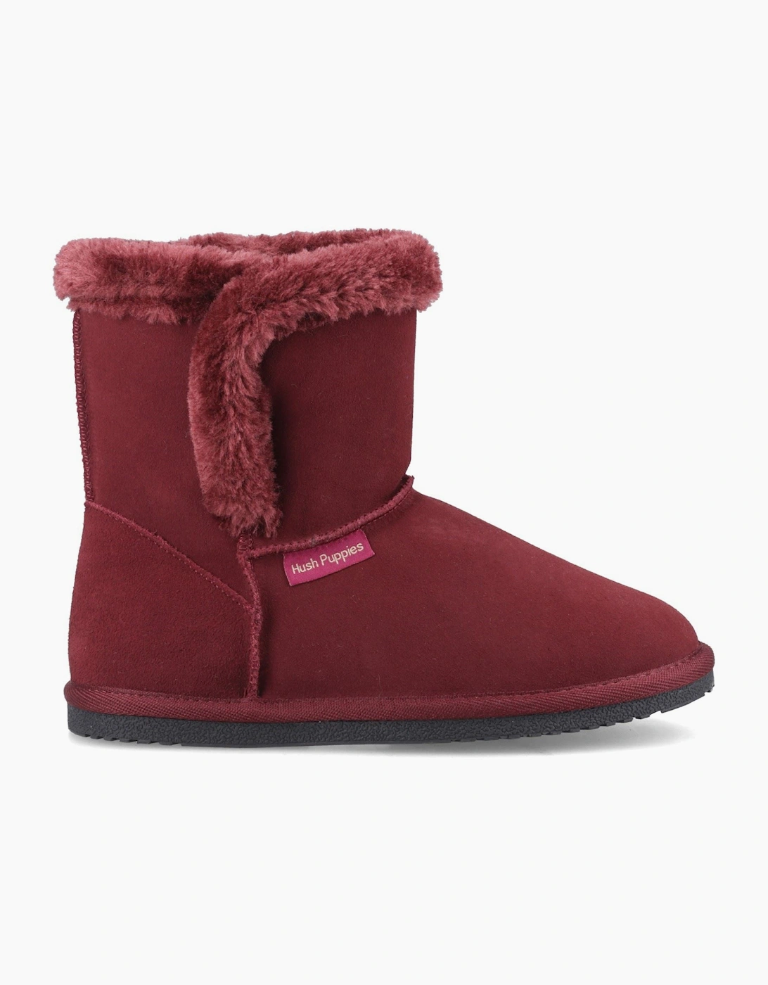 Hush Puppies Ashleigh Suede Women's Bordeaux Slippers