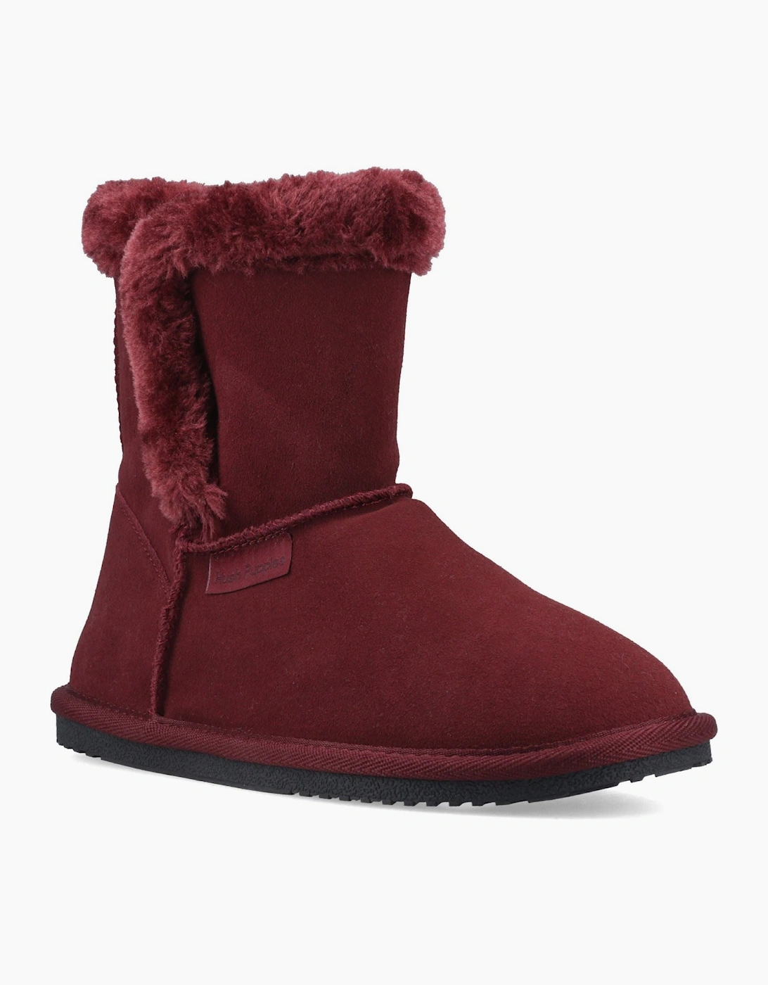 Hush Puppies Ashleigh Suede Women's Bordeaux Slippers, 3 of 2