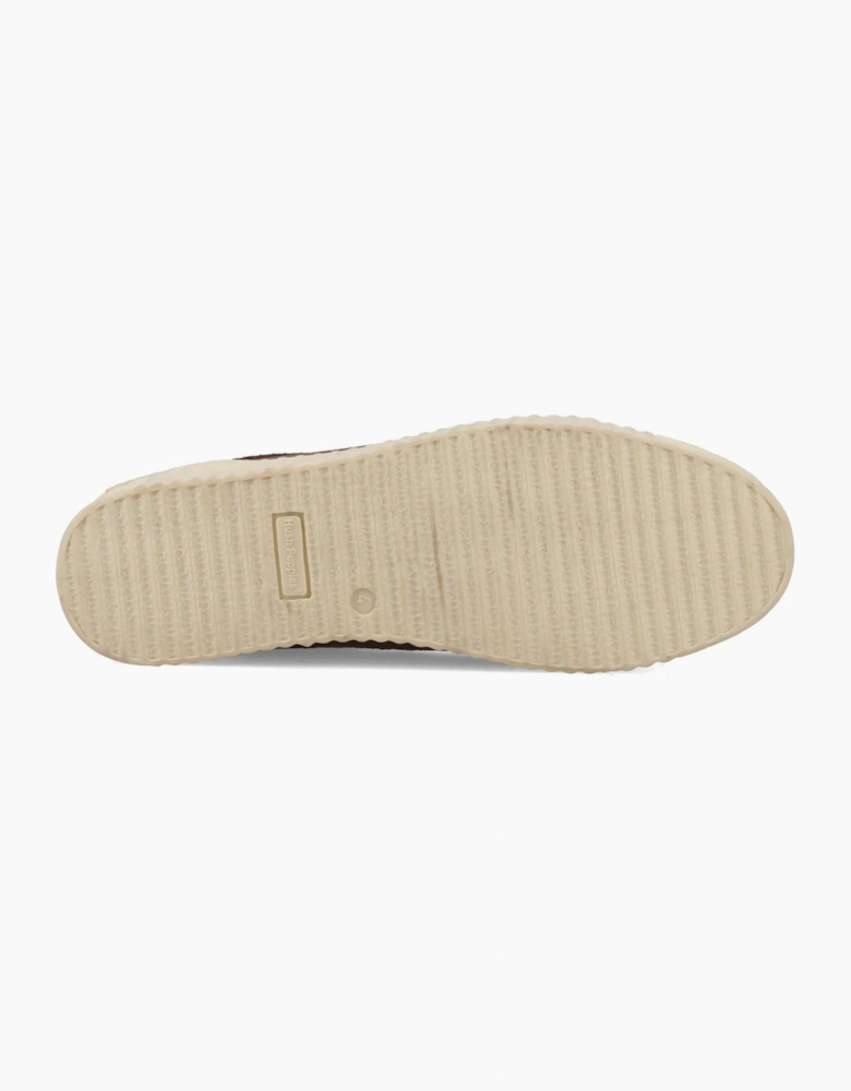 Hush Puppies Tamsin Suede Women's Chocolate Slim Fit Trainers