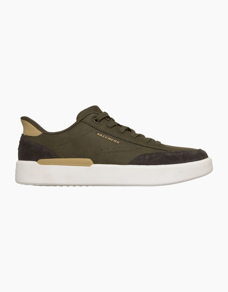 Skechers Verloma Radical Men's Olive Synthetic / Suede Trainers