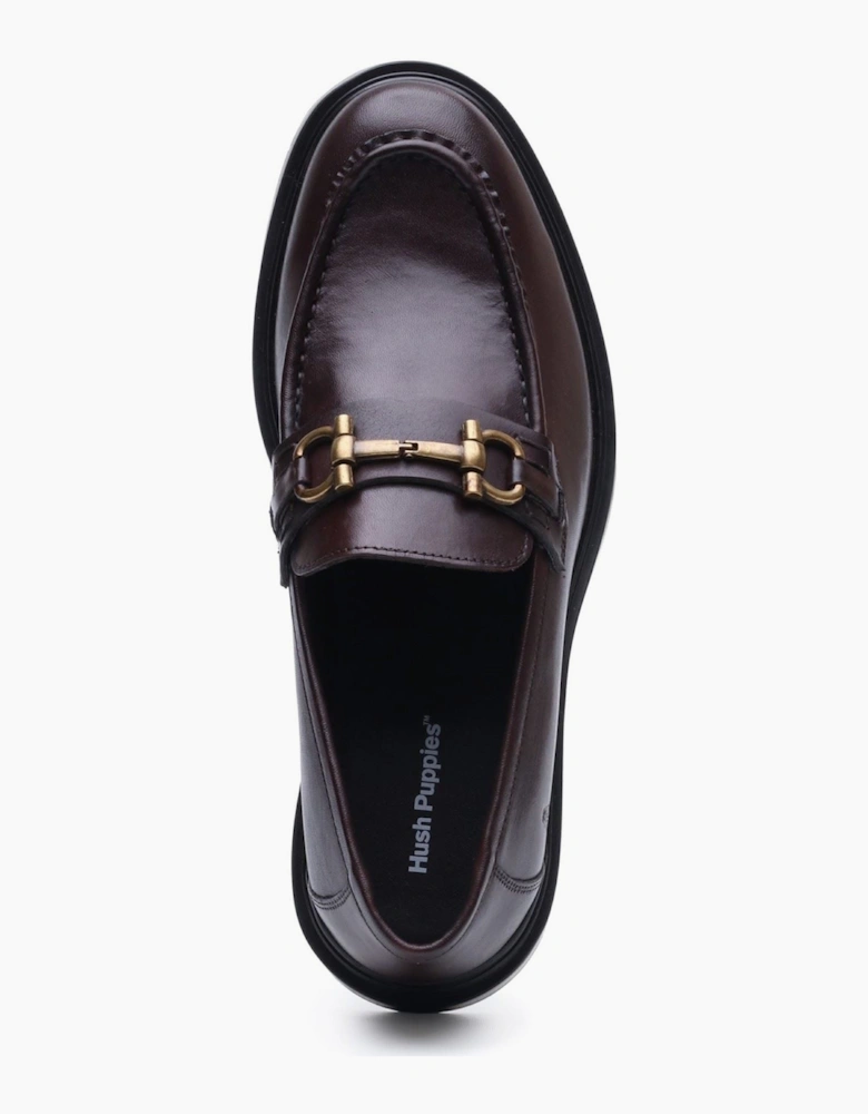 Hush Puppies Edgar Leather Men's BROWN Loafers