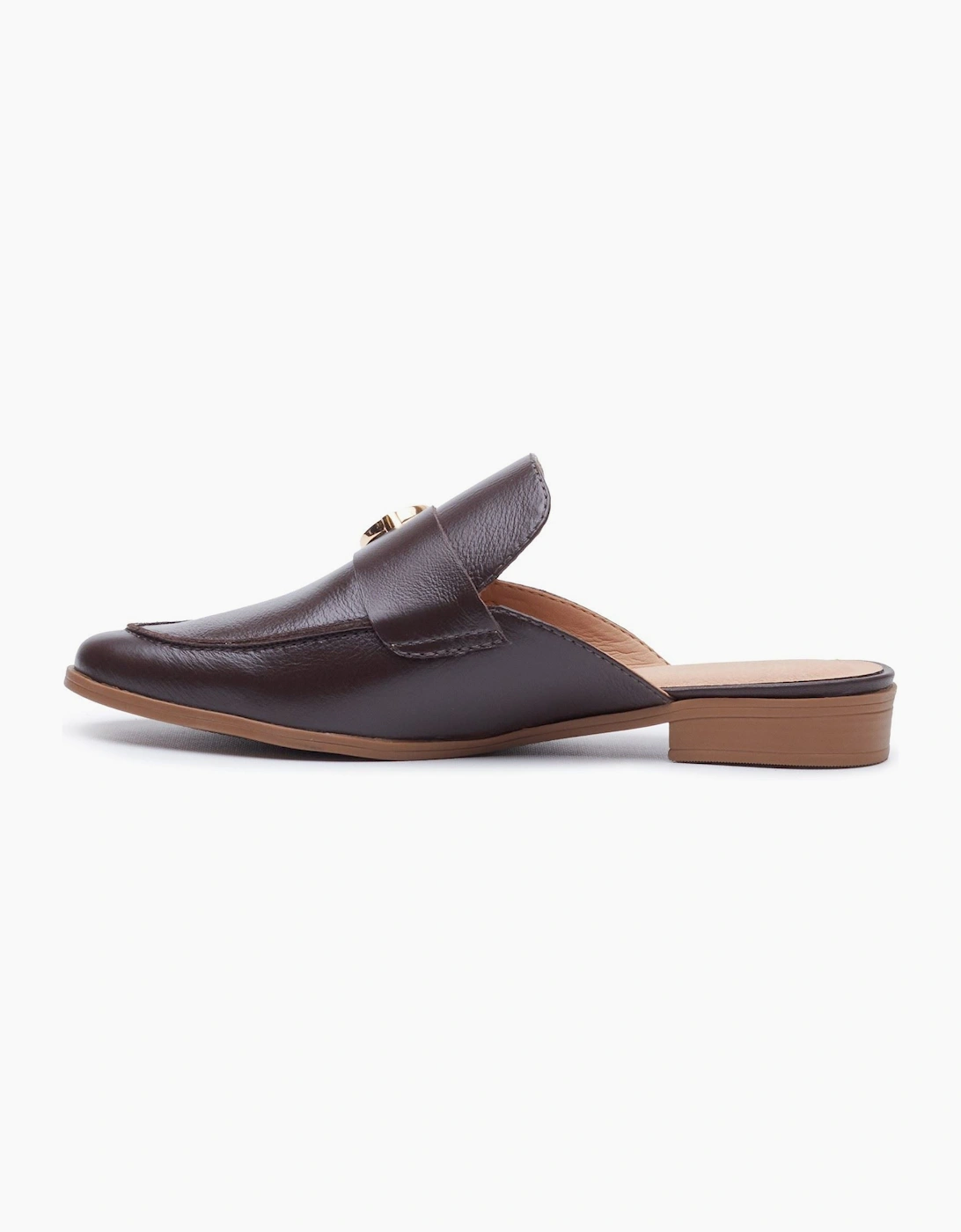 Hush Puppies Calla Leather Women's Chocolate Mules