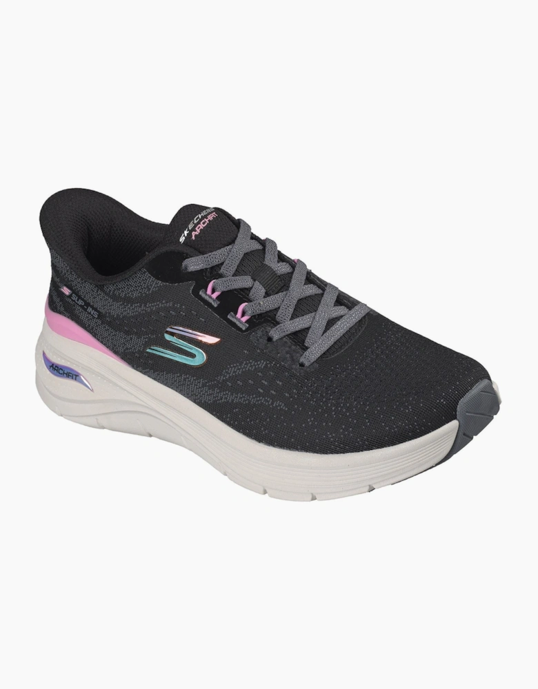 Skechers Arch Fit 3.0 Textile Women's Black Mesh/Multi Trim Trainers
