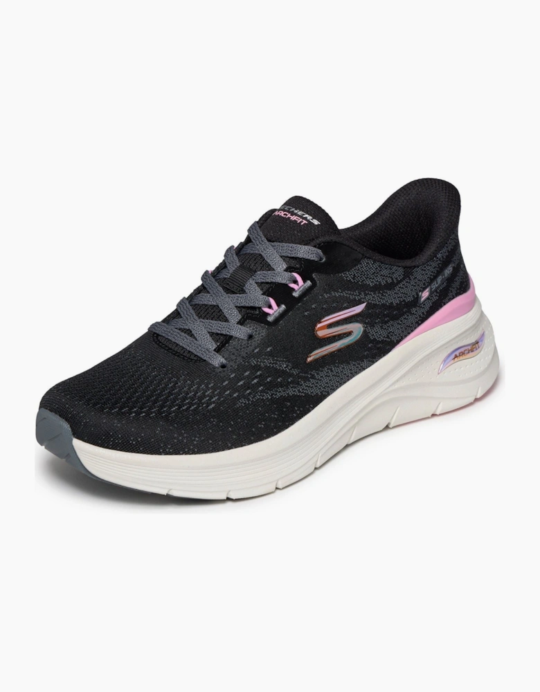 Skechers Arch Fit 3.0 Textile Women's Black Mesh/Multi Trim Trainers