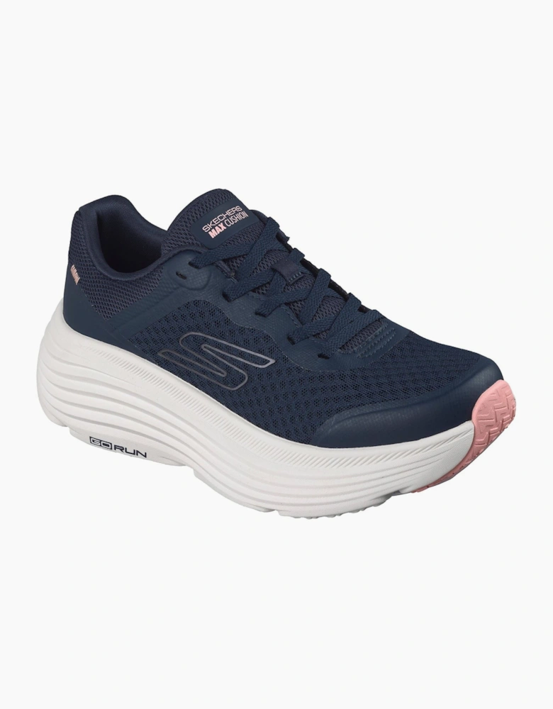 Skechers Max Cushioning Endeavour Women's Navy Synthetic/Pink Trim Trainers