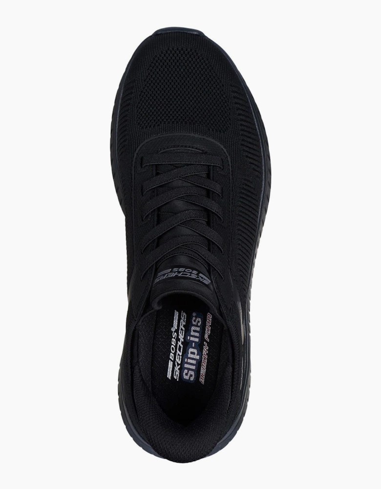 Skechers BOBS Sport Squad Chaos Solid Step Men's Black / Black Sole Trainers