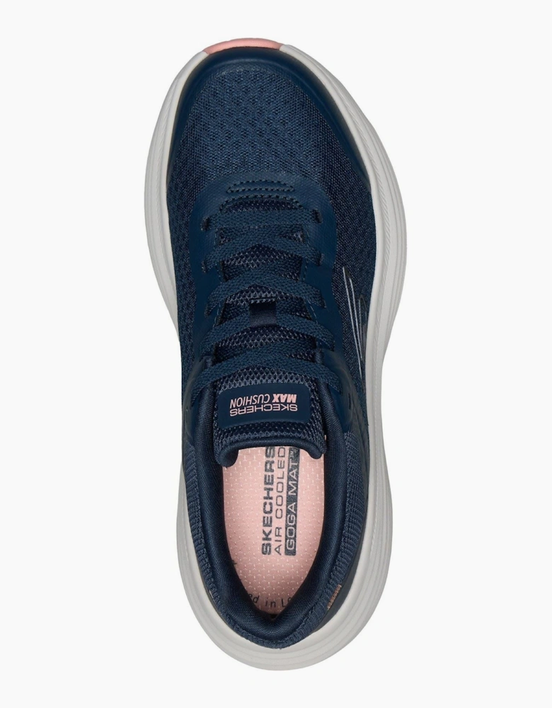 Skechers Max Cushioning Endeavour Women's Navy Synthetic/Pink Trim Trainers