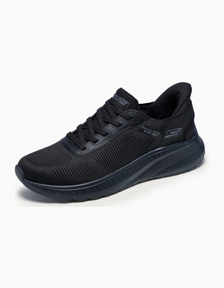 Skechers BOBS Sport Squad Chaos Solid Step Men's Black / Black Sole Trainers