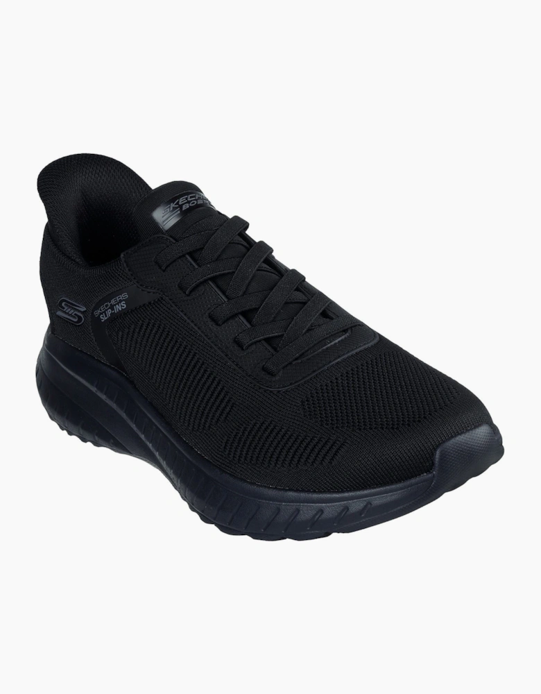 Skechers BOBS Sport Squad Chaos Solid Step Men's Black / Black Sole Trainers