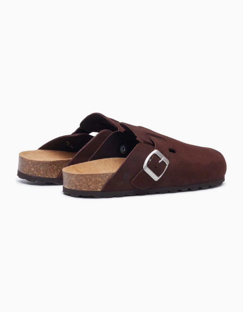 Hush Puppies Bailey Suede Women's Chocolate Mules