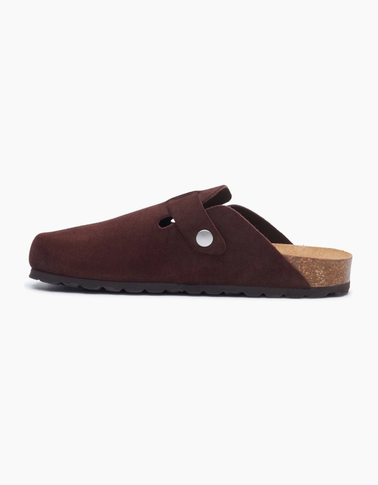 Hush Puppies Bailey Suede Women's Chocolate Mules