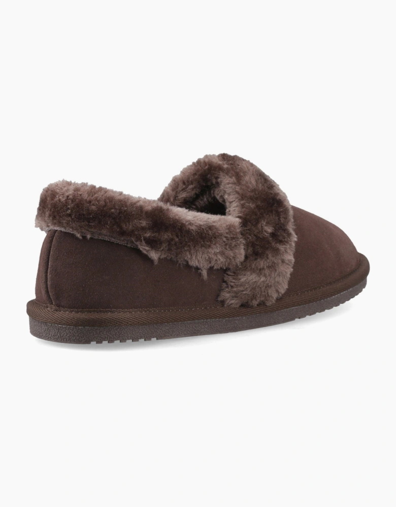Hush Puppies Ariel Suede Women's Chocolate Slippers