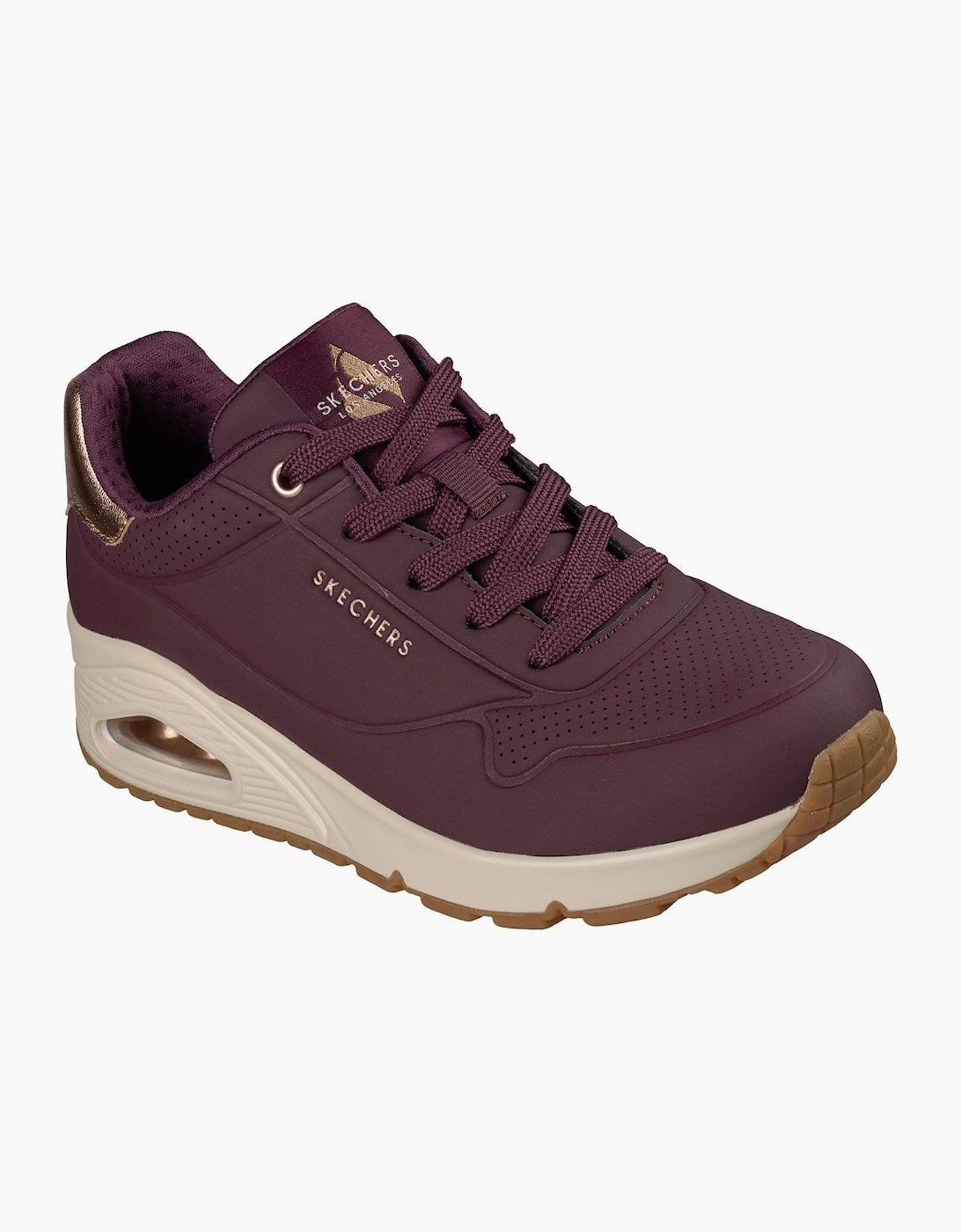 Skechers Uno - Golden Air Polyurethane Women's Wine Trainers, 6 of 5