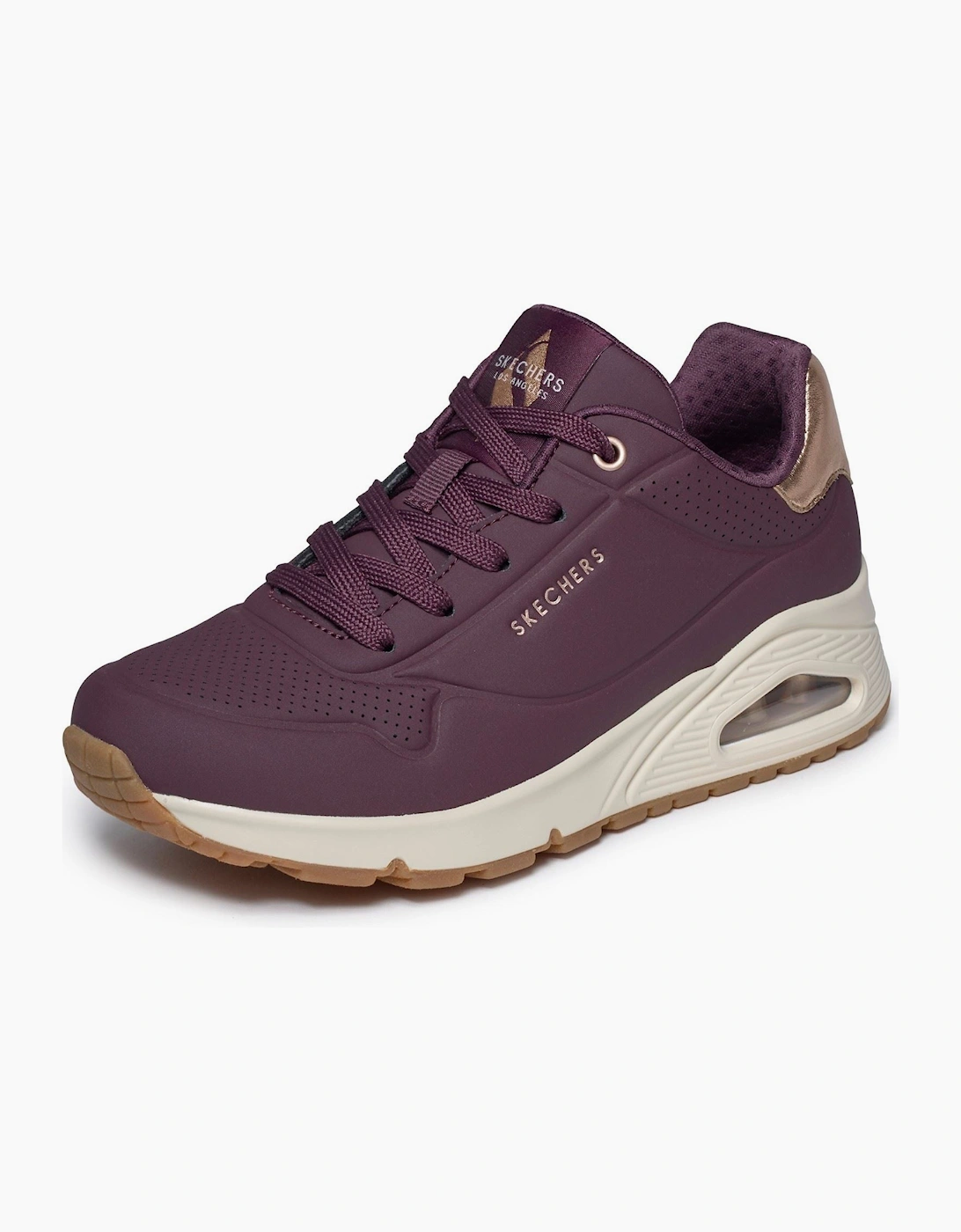 Skechers Uno - Golden Air Polyurethane Women's Wine Trainers