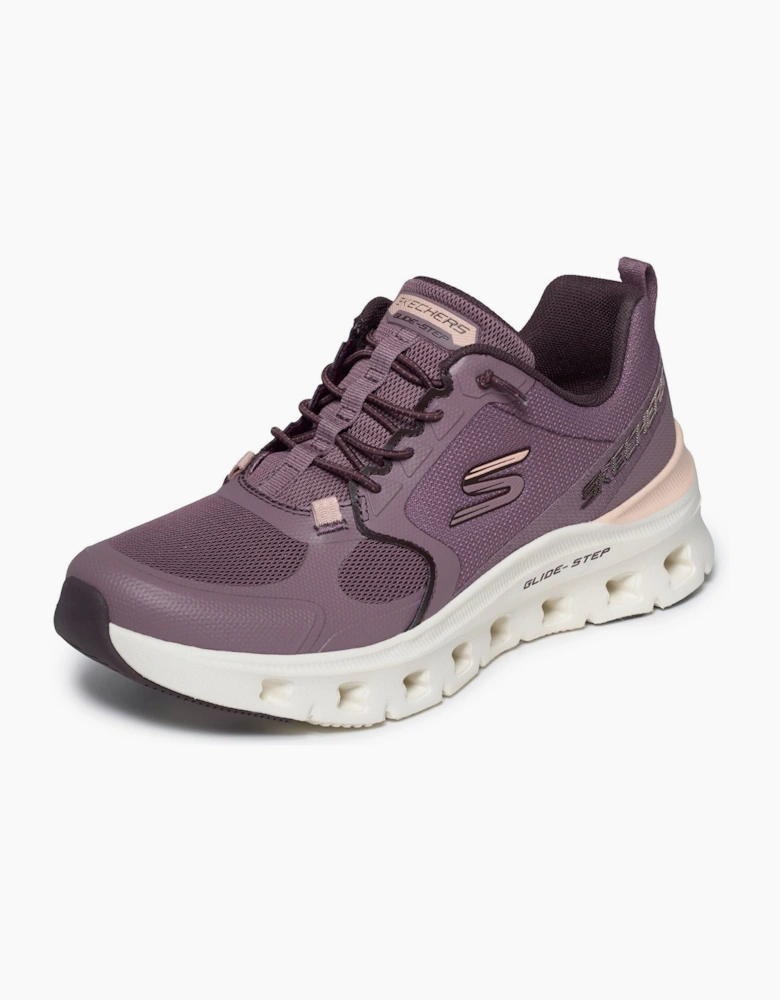 Skechers Glide-Step Pro Textile Women's Plum Mesh/Synthetic/Peach Trim Trainers