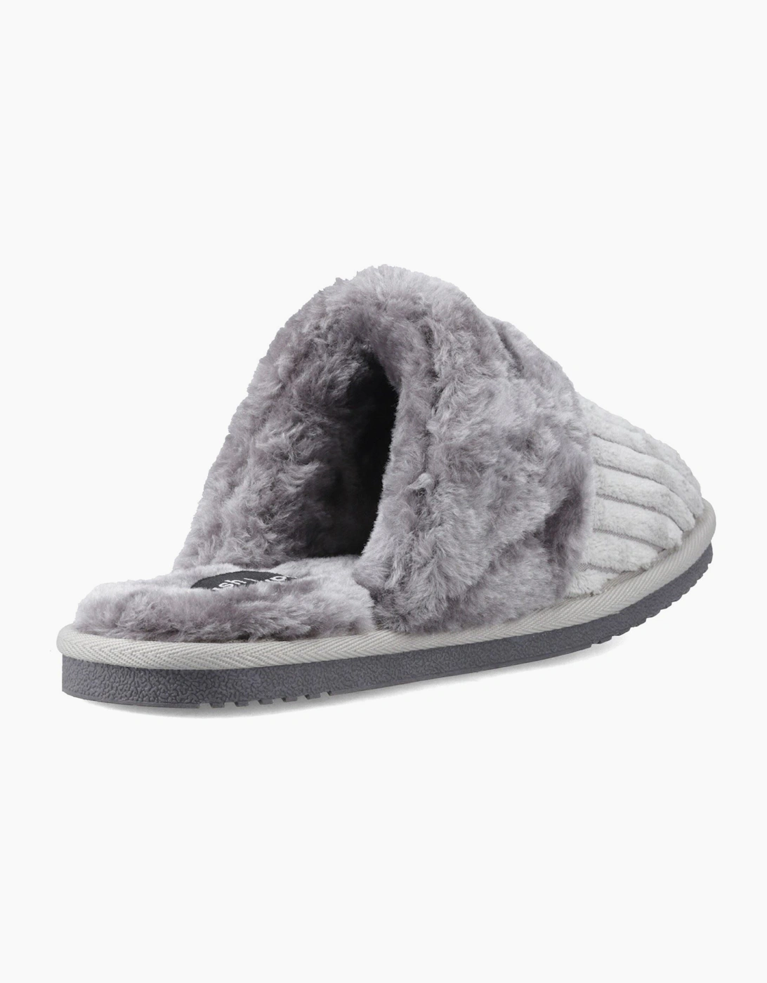 Hush Puppies Arianna Cord Polyester Women's Grey Slippers