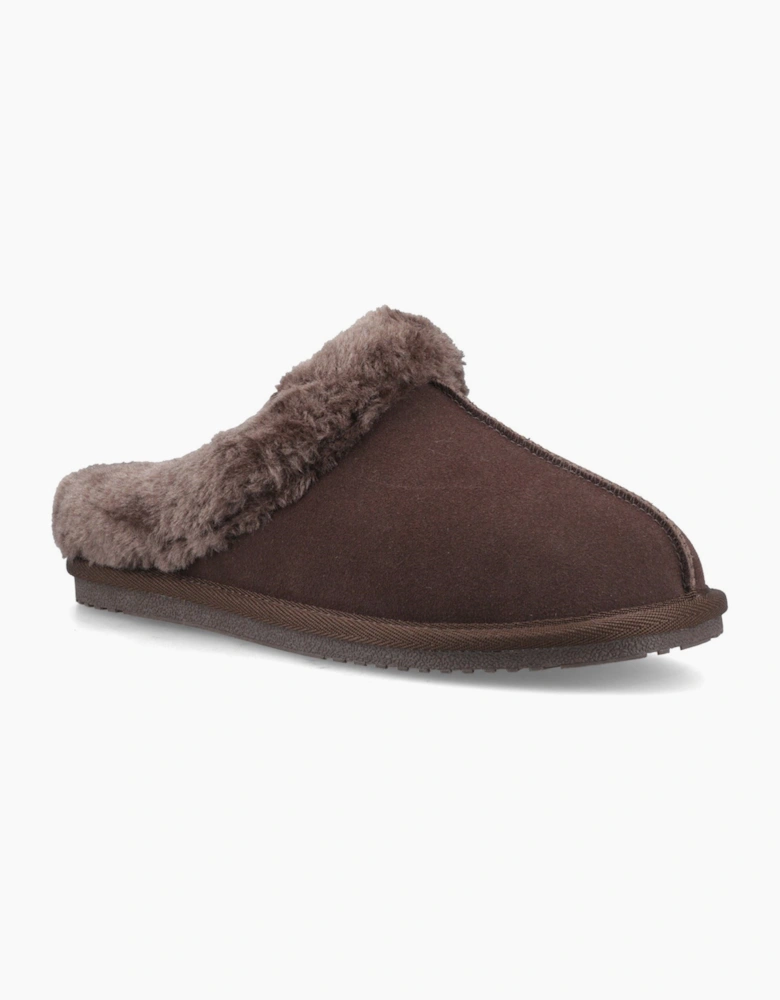 Hush Puppies Amara Suede Women's Chocolate Slippers