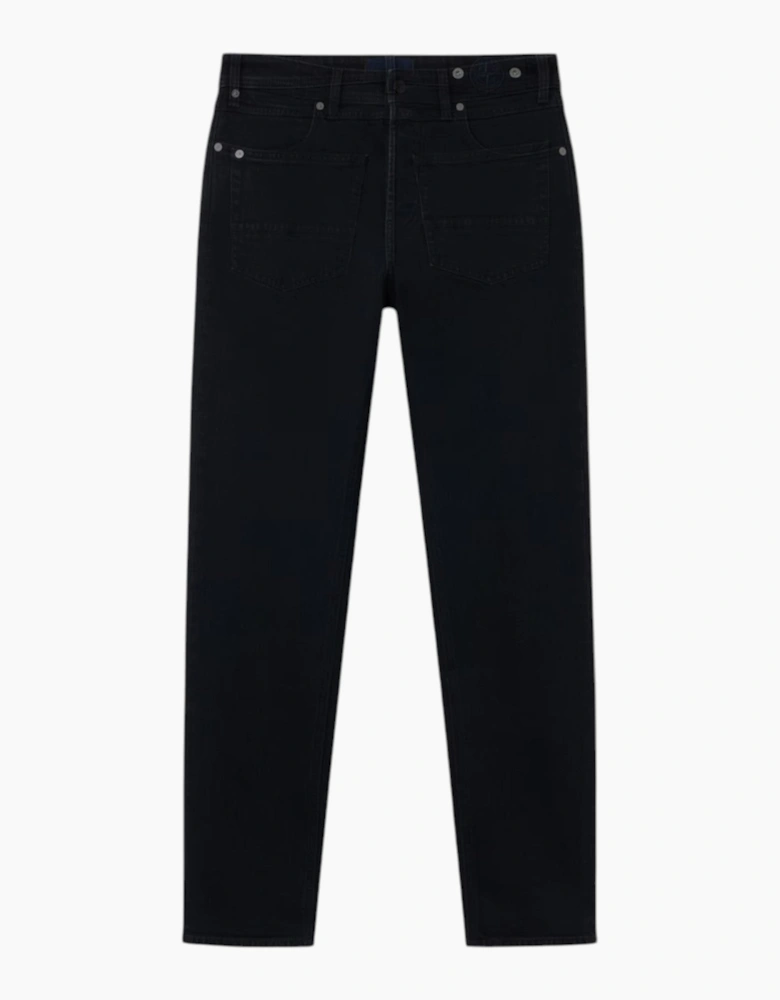 Stone Island Stretch Black Denim Rinsed Slim Jeans