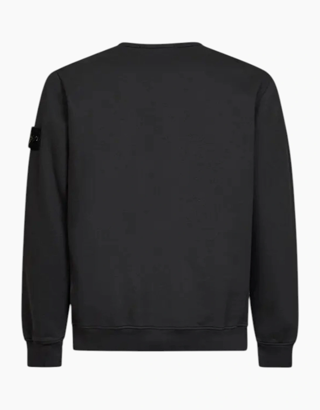 Stone Island Brushed Organic Cotton Lead Grey Sweatshirt