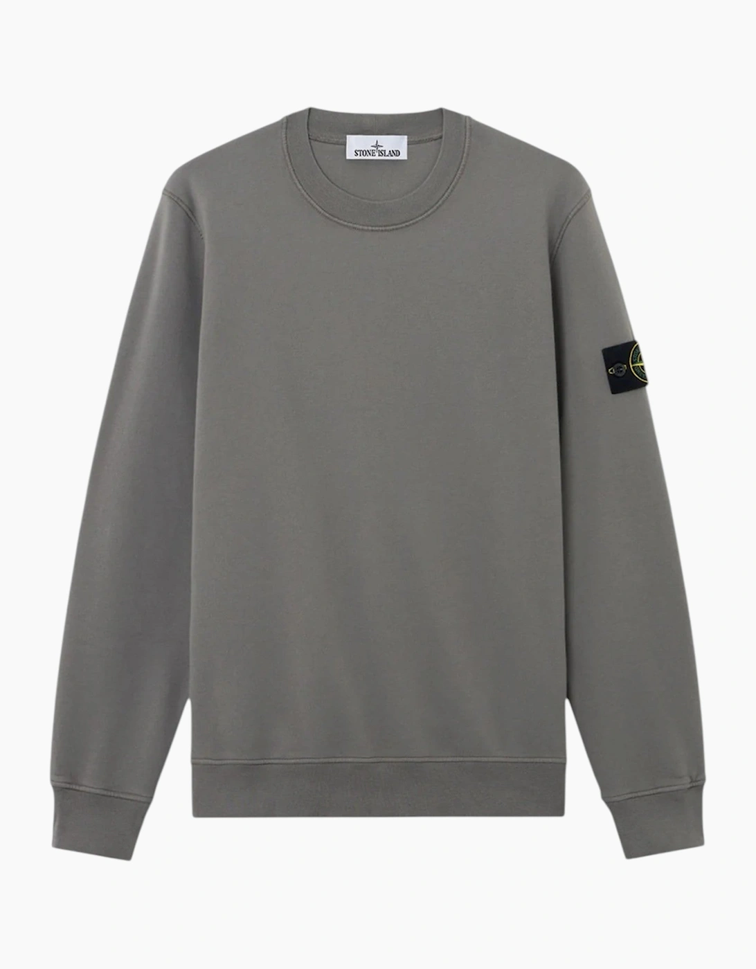 Stone Island Organic Cotton Charcoal Grey Sweatshirt, 2 of 1