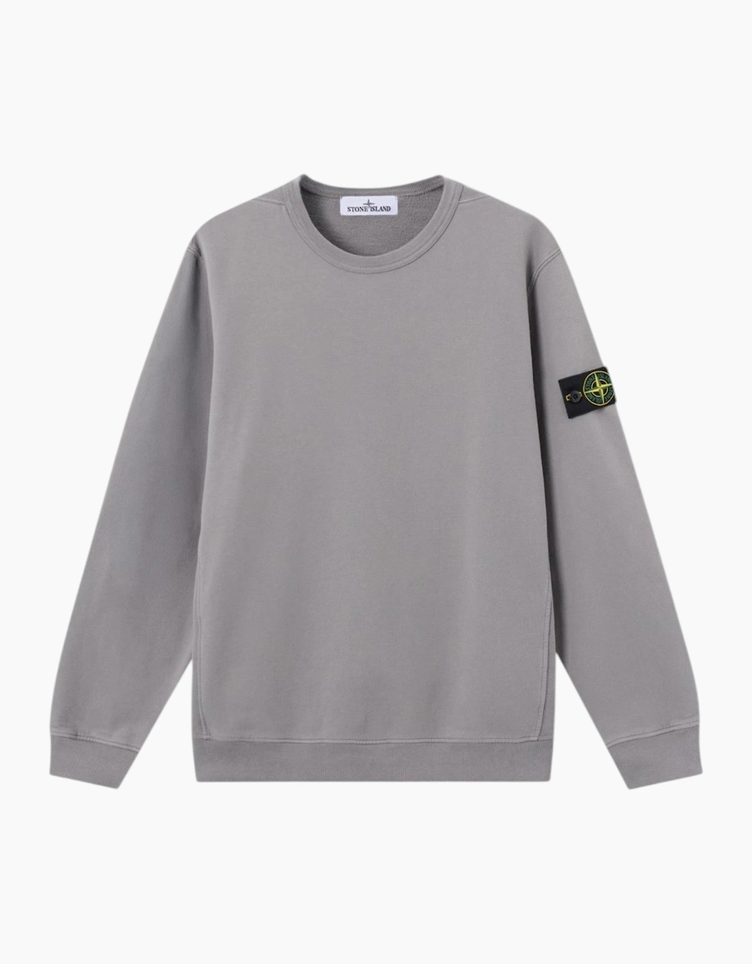 Stone Island Brushed Organic Cotton Grey Sweatshirt, 3 of 2