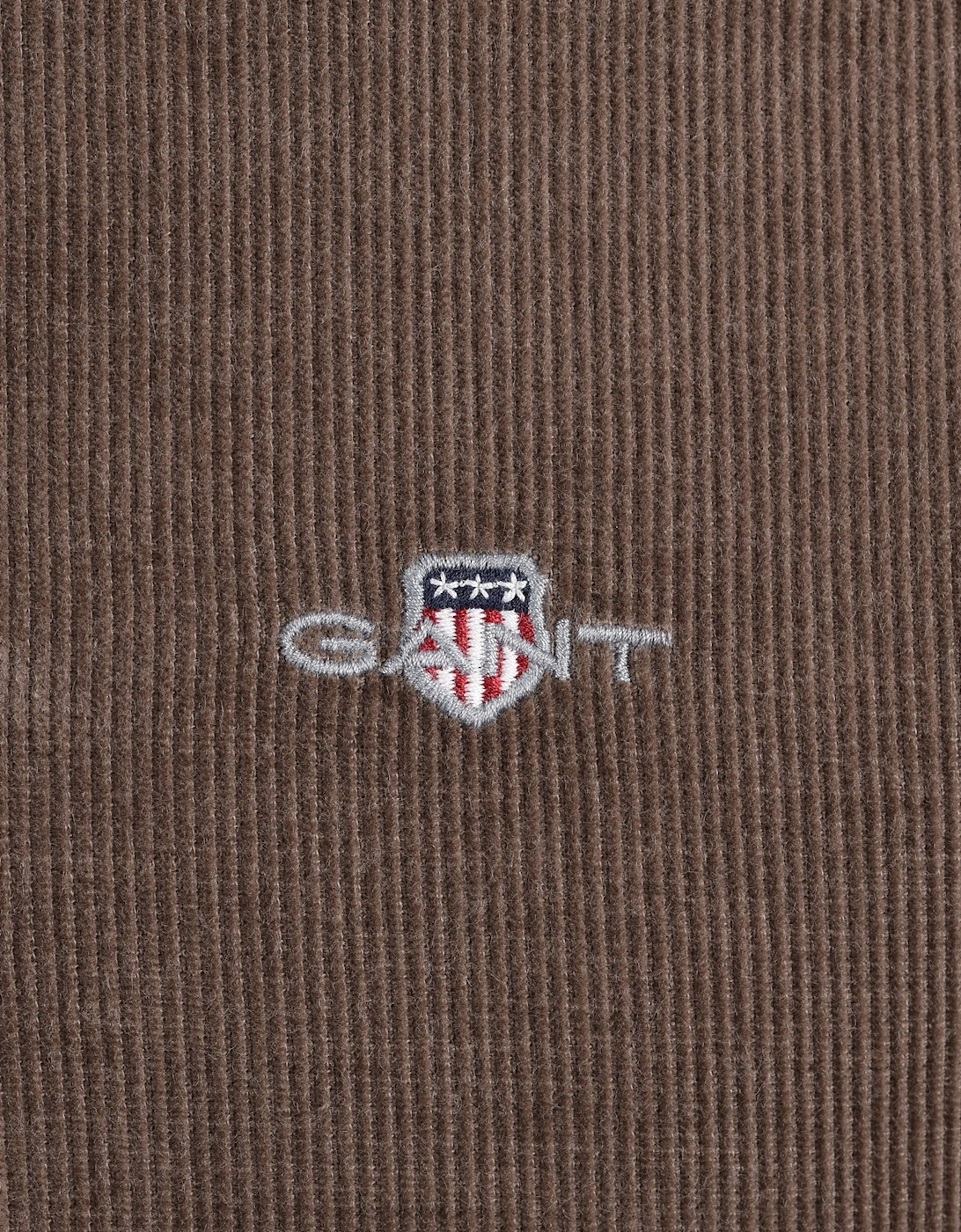 GANT REG FIT CORD SHIRT FADED TAUPE