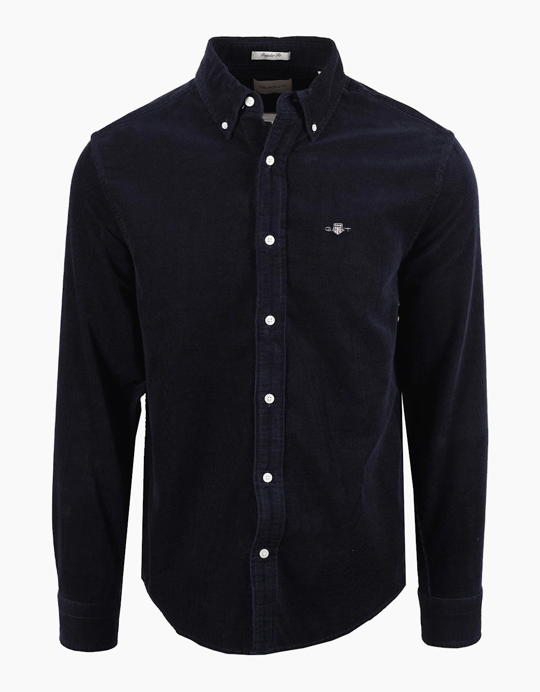 GANT REG FIT CORD SHIRT EVENING BLUE, 5 of 4