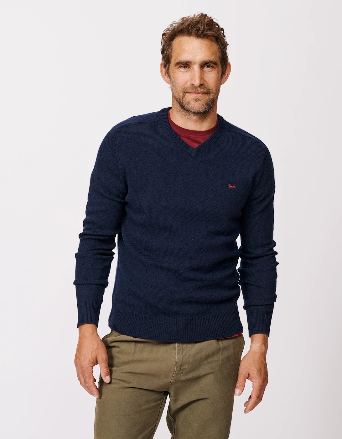 Eastbourne Merino V Neck, 6 of 5