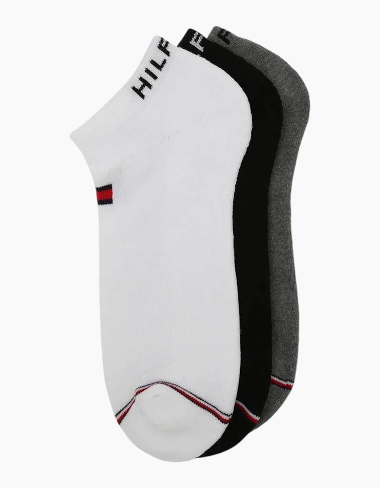 Tommy Hilfiger Mens Ankle Socks 3 Pack Trainer Socks