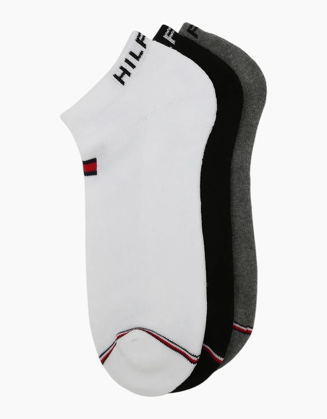 Tommy Hilfiger Mens Ankle Socks 3 Pack Trainer Socks