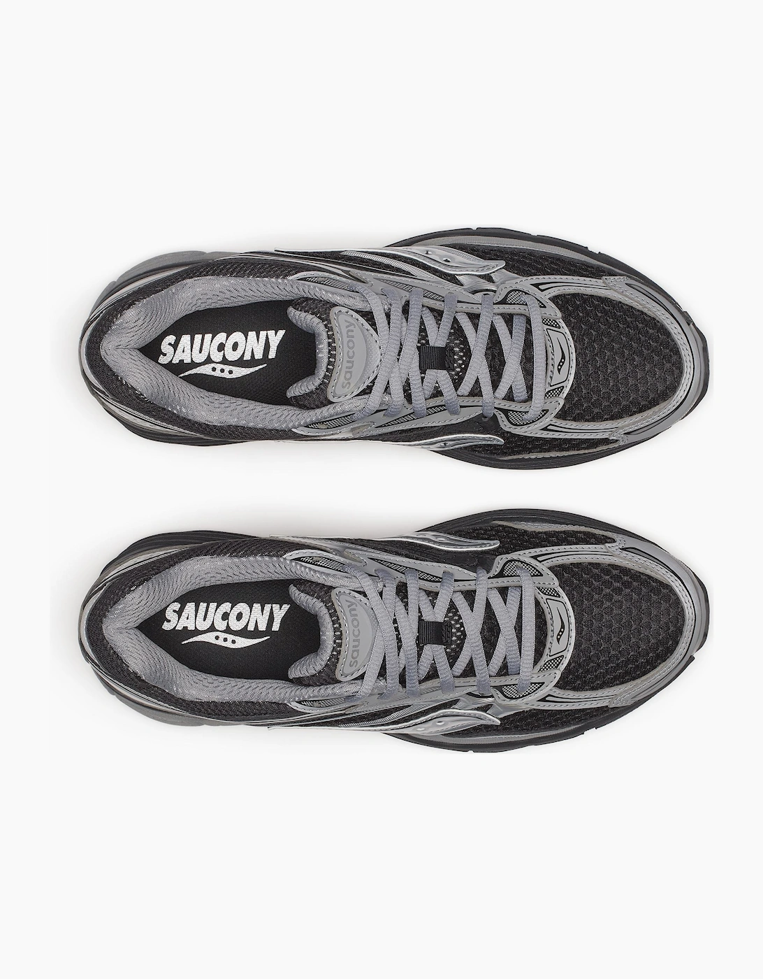Saucony Progrid Omni 9 Black/Silver Trainers