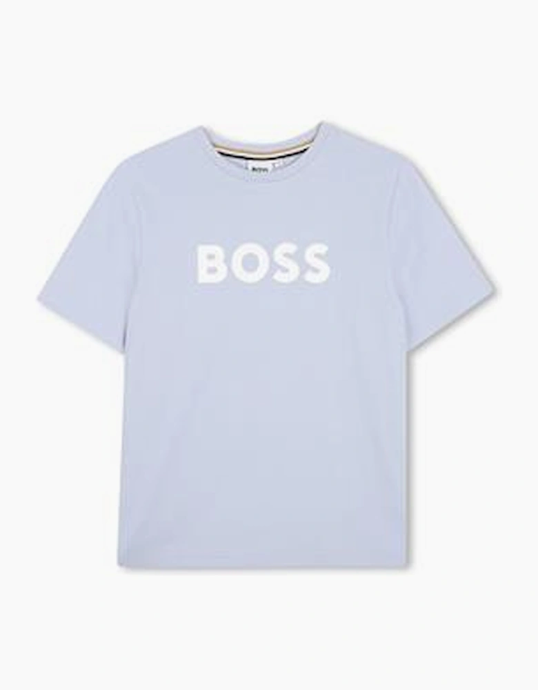 BOSS BOYS PALE BLUE CLASSIC T SHIRT J52711