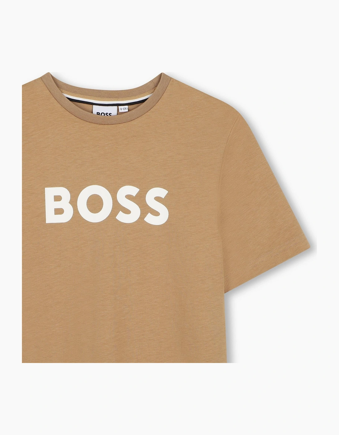 BOSS BOYS BEIGE CLASSIC T SHIRT J52711
