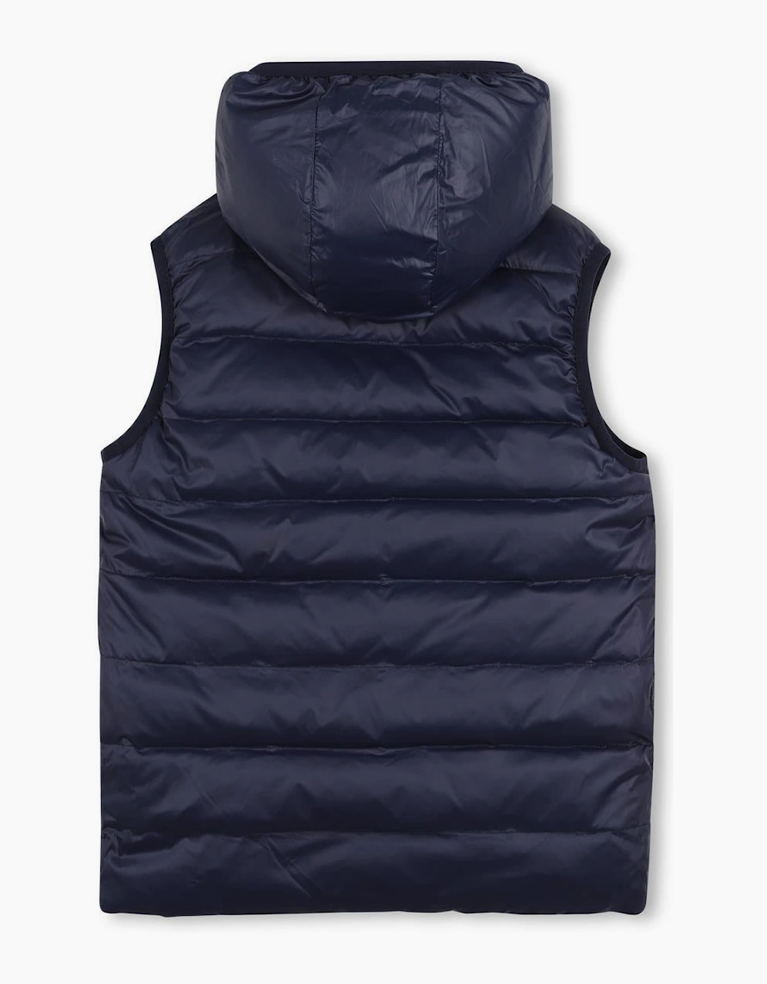 BOSS BOY NAVY REVERSIBLE BODY WARMER/GILET J53436