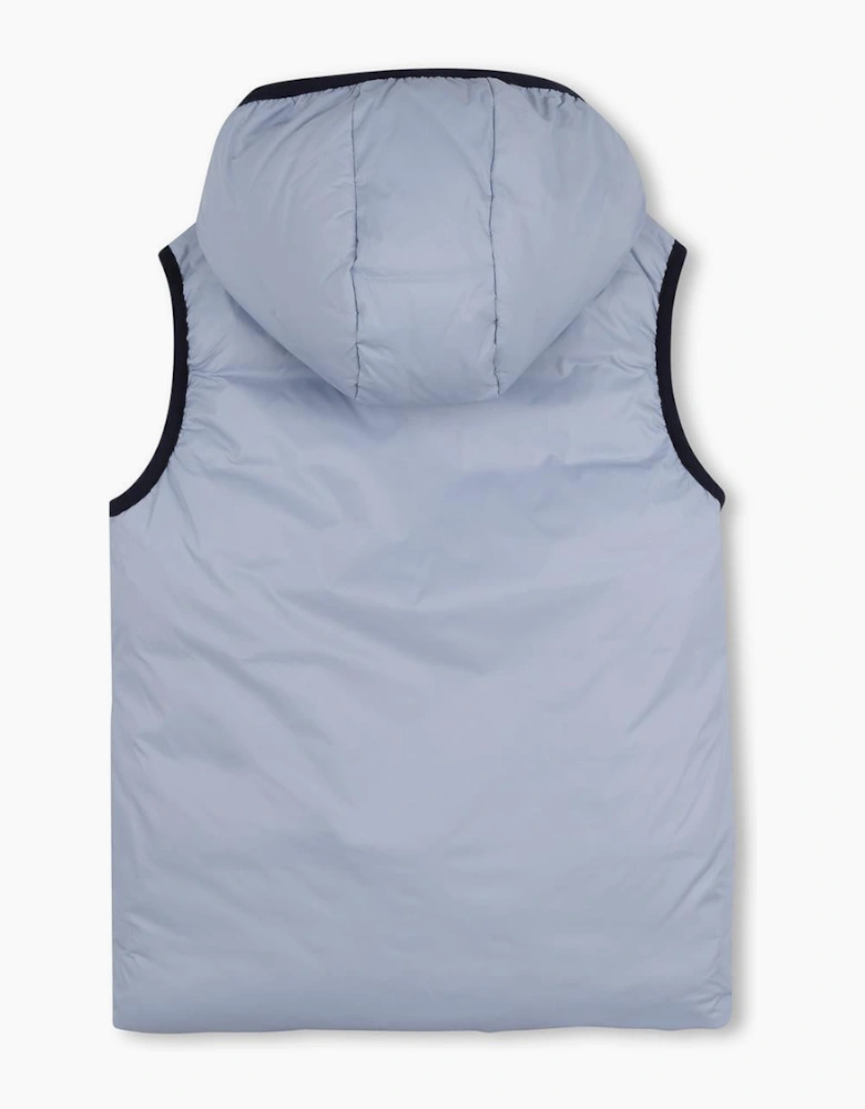 BOSS BOY NAVY REVERSIBLE BODY WARMER/GILET J53436