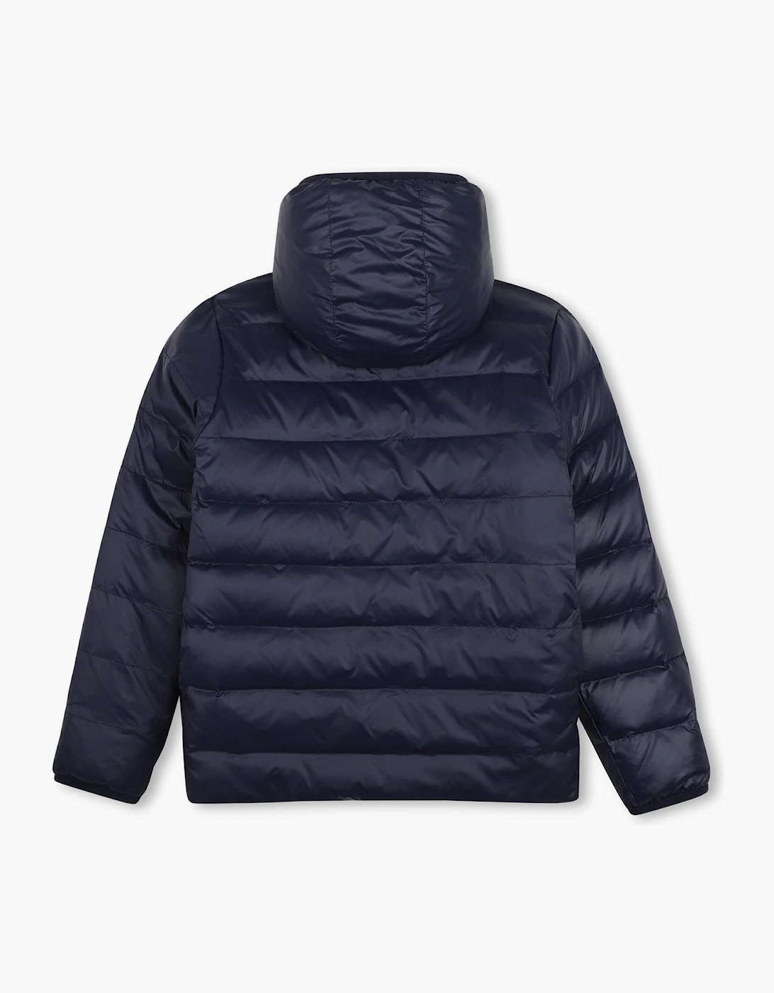 BOSS BOY NAVY/PALE BLUE REVERSIBLE PUFFER JACKET J53439