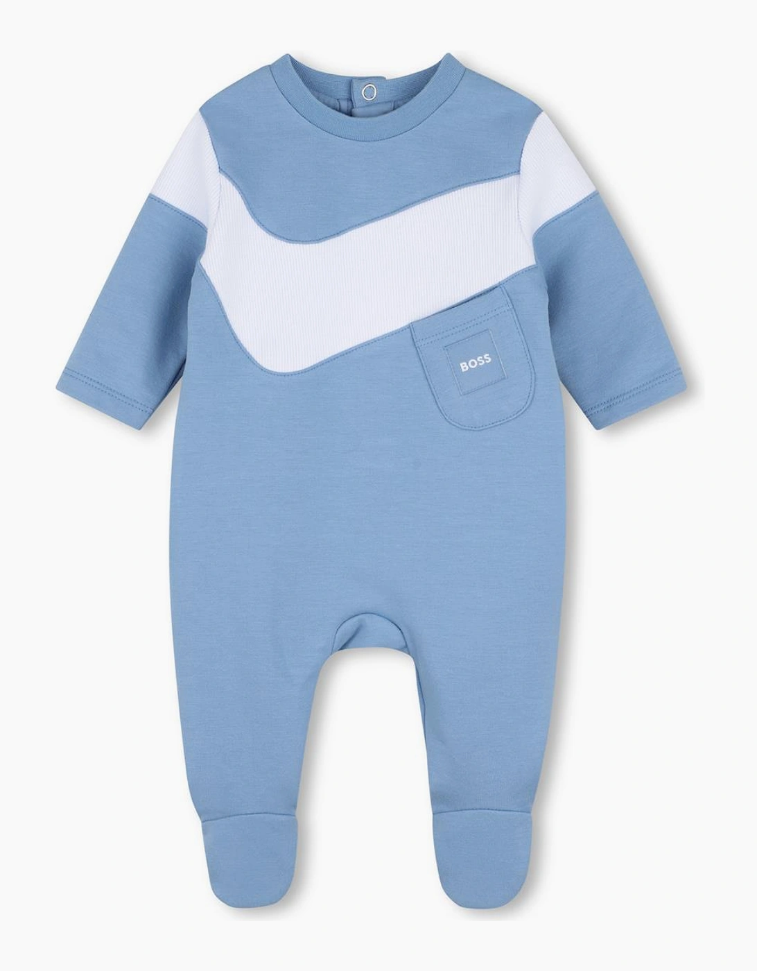 BOSS NB BOY BLUE BABY GROW J53603, 4 of 3