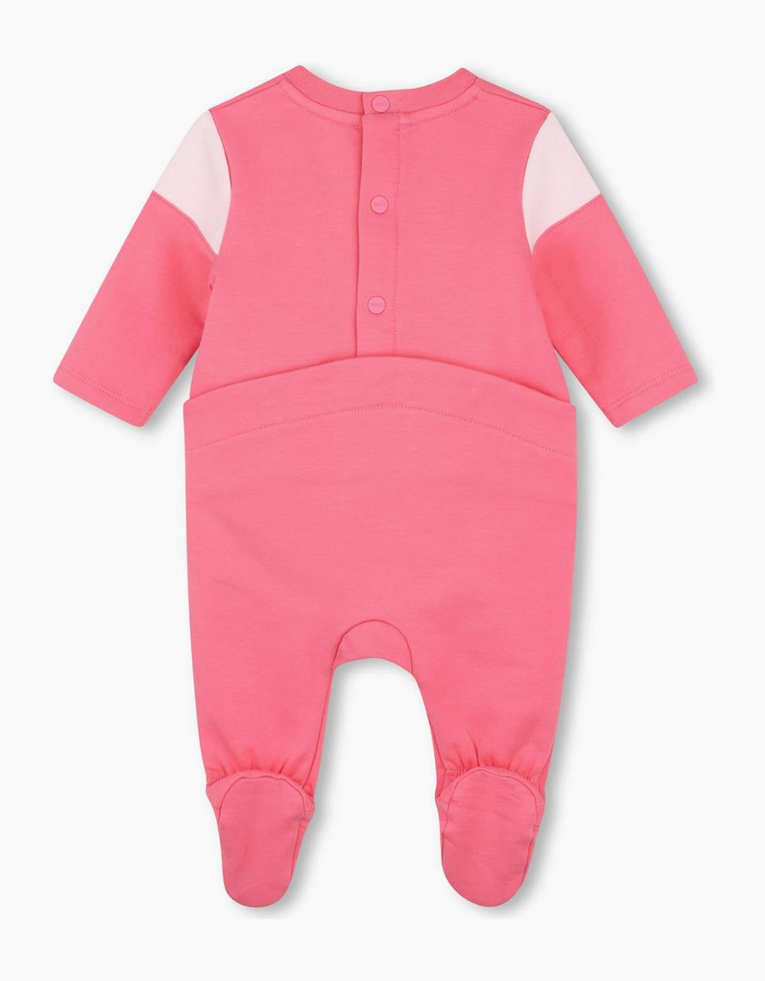 BOSS NB GIRL PINK BABY GROW J53325