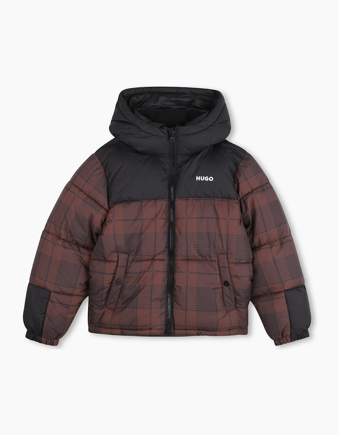 HUGO BOYS CHICORY COFFEE PUFFER JACKET G01257, 4 of 3