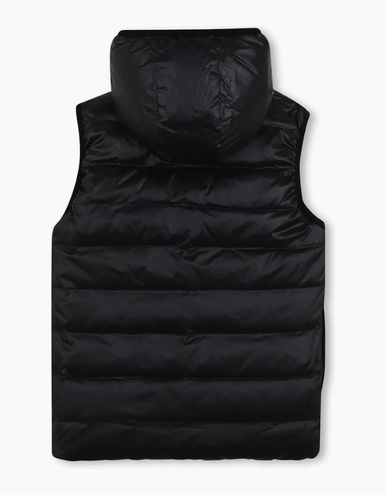 BOSS BOY BEIGE REVERSIBLE BODY WARMER/GILET J53436