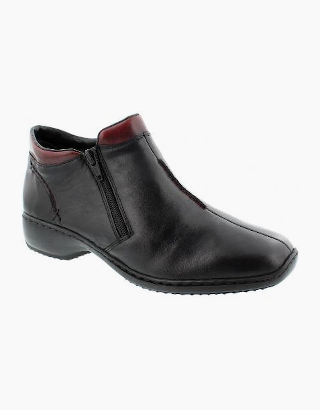 Rieker ladies boot L3882-00 in Black combi, 2 of 1