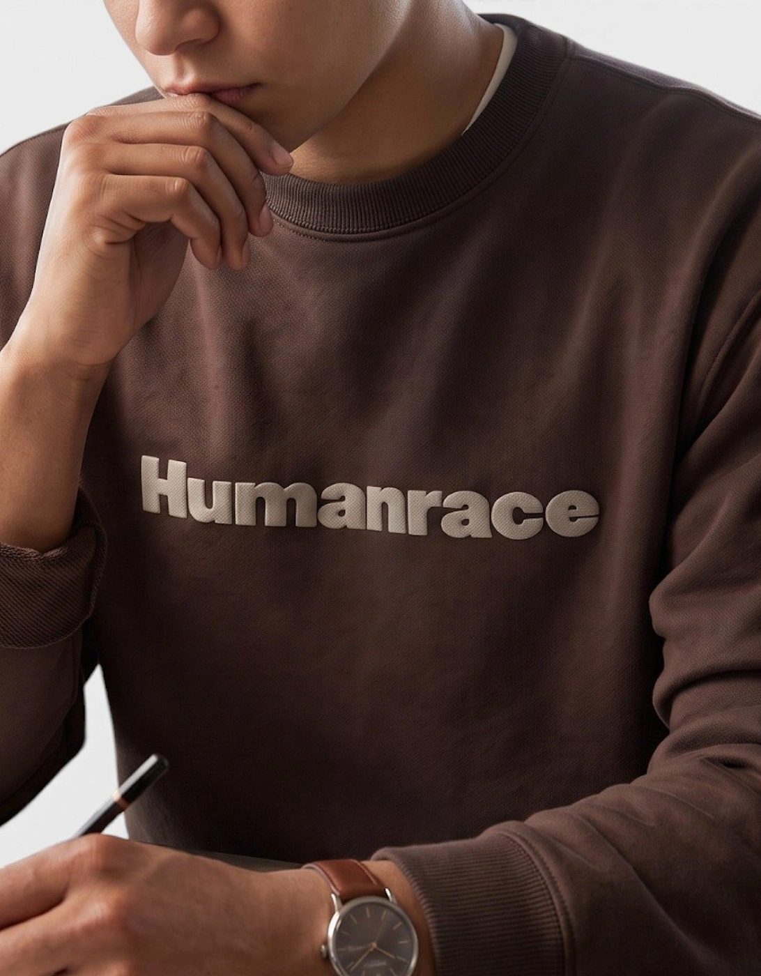 Adidas x Pharrell Williams Basics Sweatshirt Brown